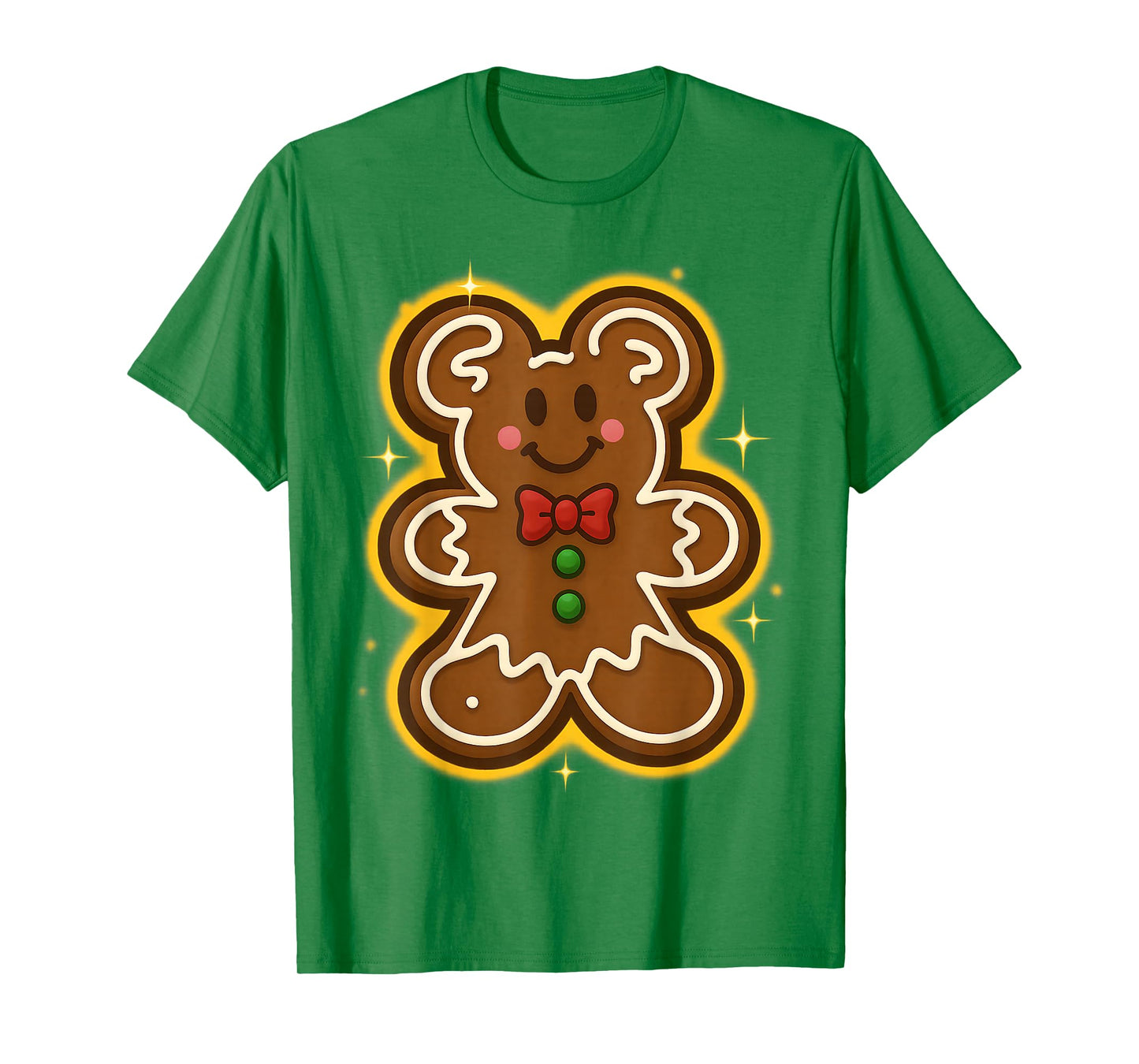 Adorable Cute Airbrush Gingerbread Mouse Cookie Christmas T-Shirt