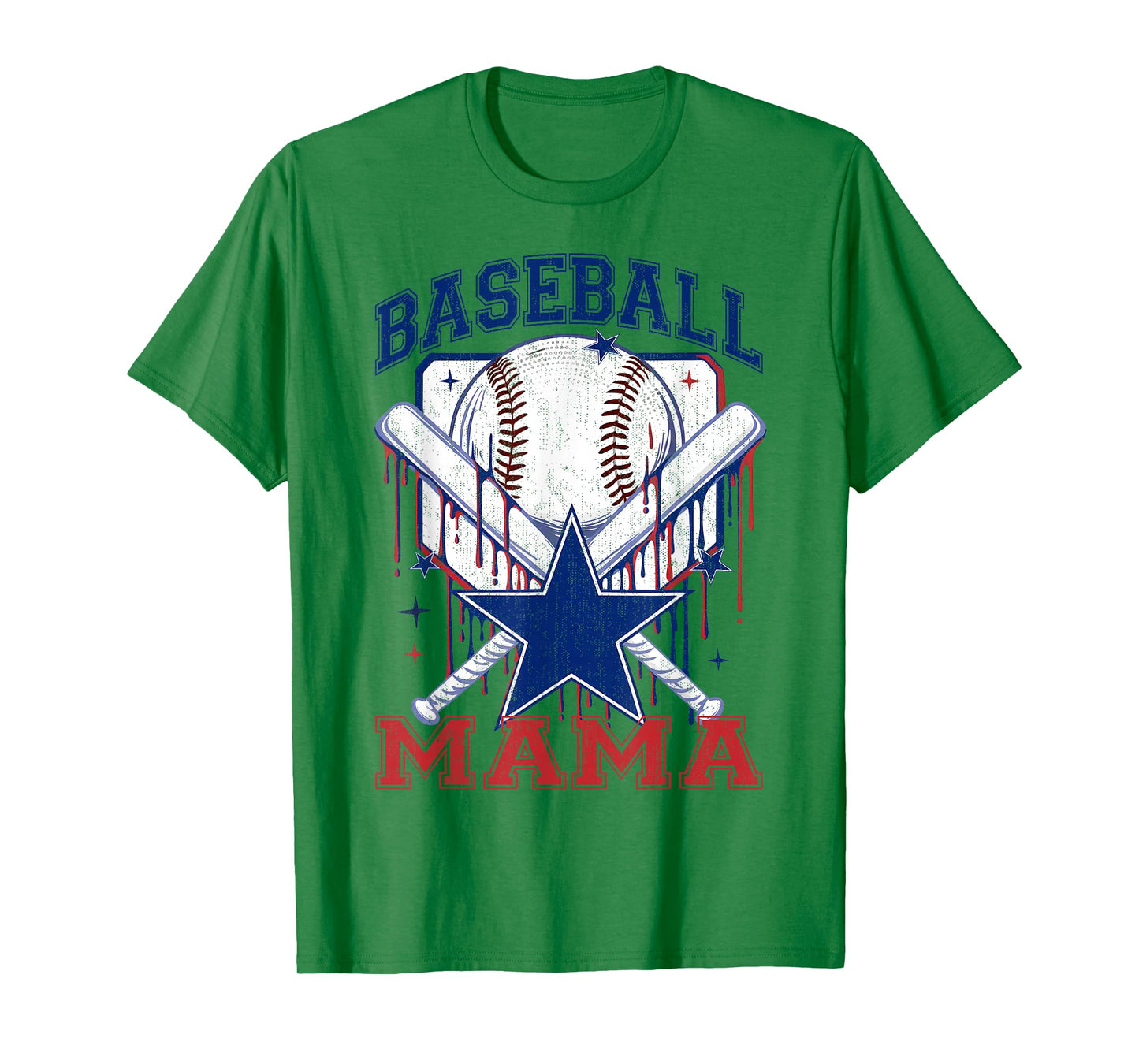 Retro Baseball Mama Baseball Mom Women Mother's Day T-Shirt