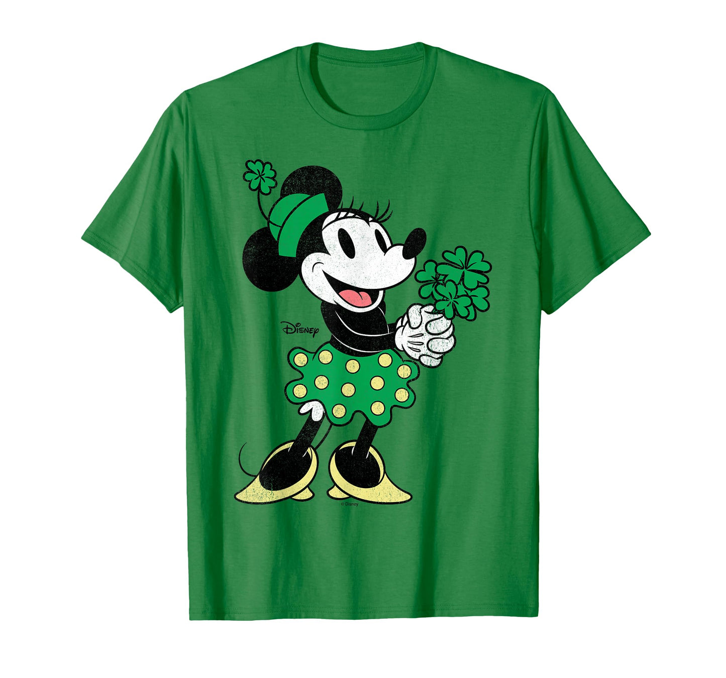 Disney Mickey and Friends Minnie St. Patrick's Day Clover T-Shirt