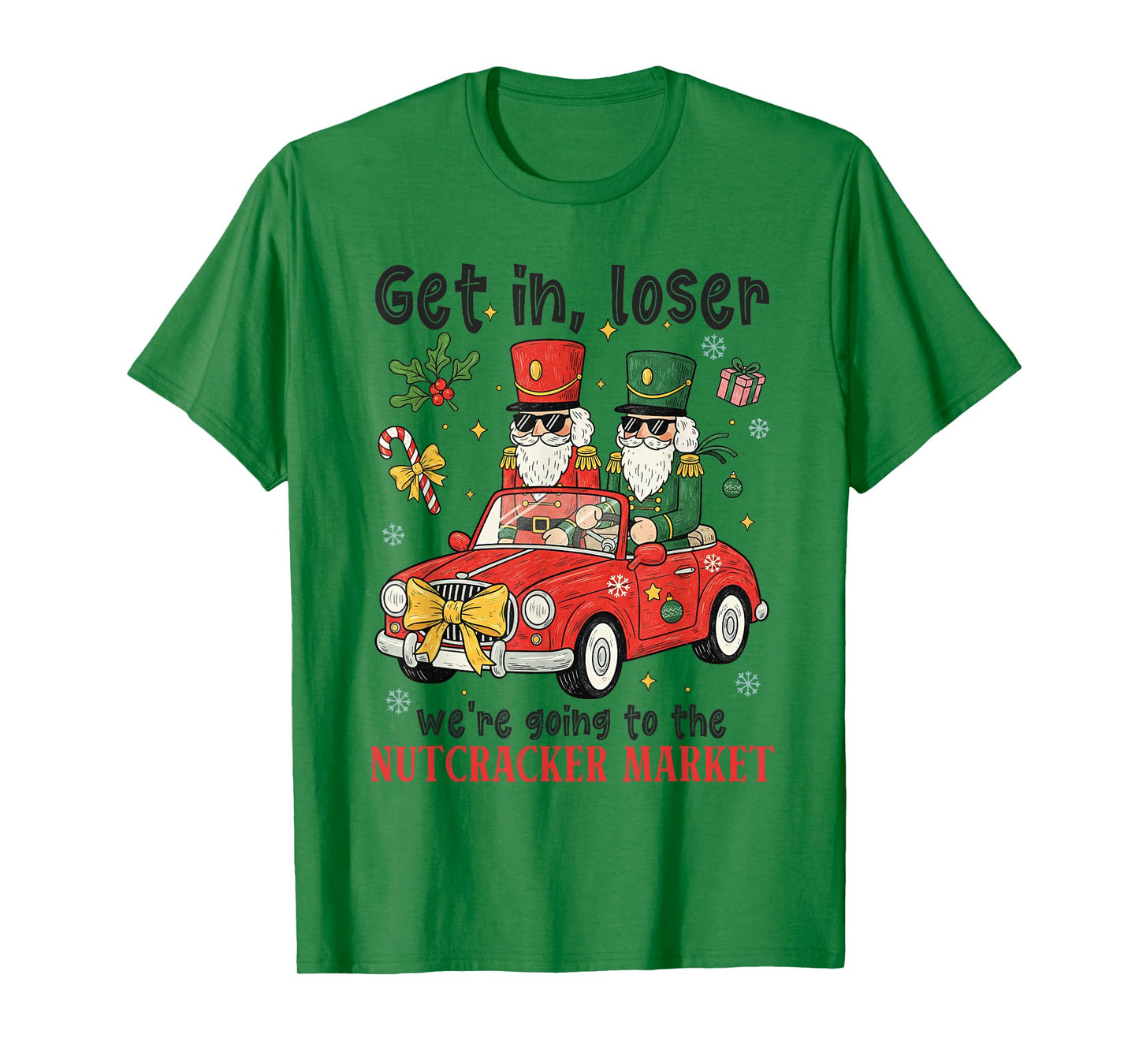 Shopping Nutcracker, Christmas Market,Xmas Nutcracker Ballet T-Shirt