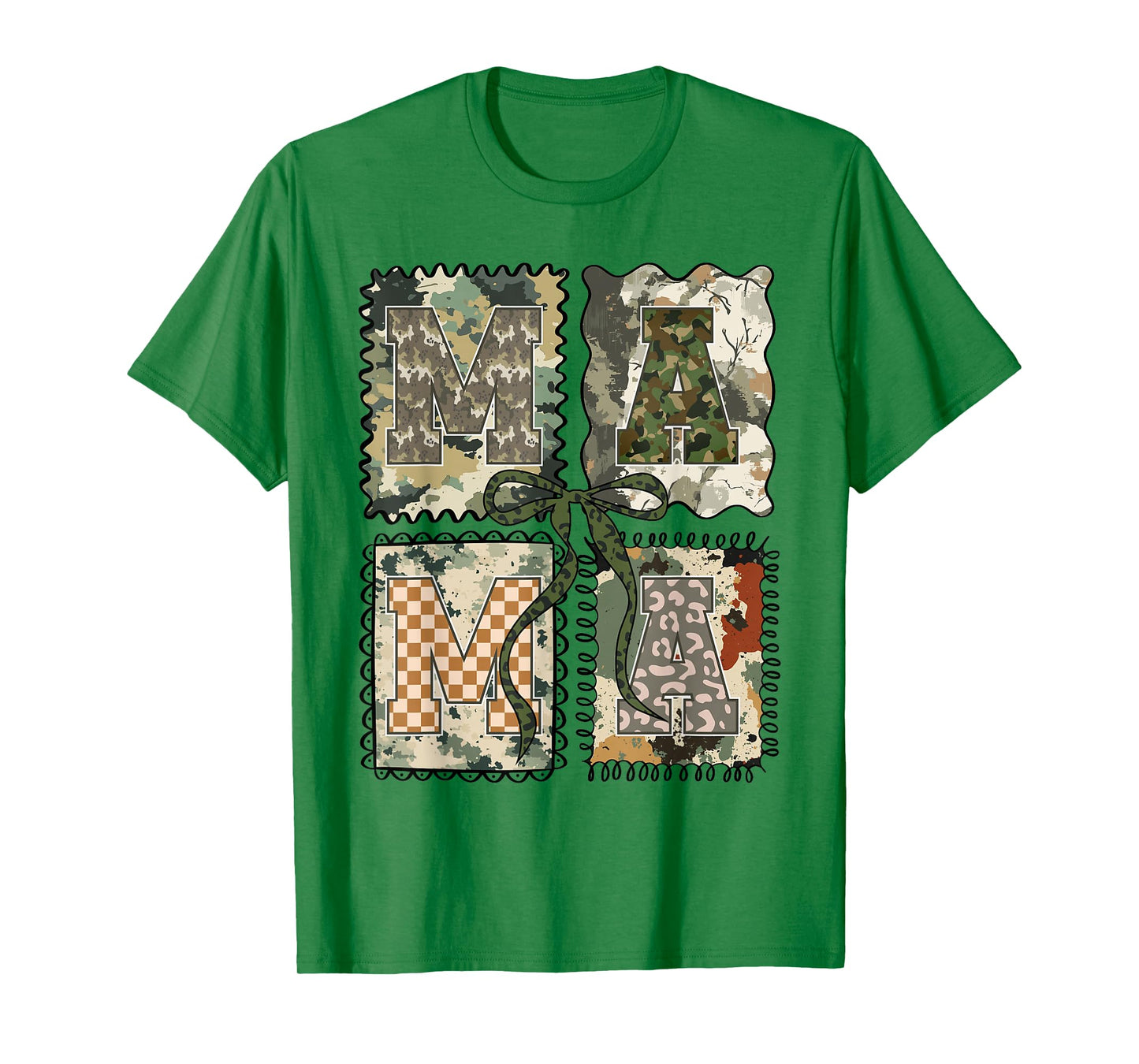 Camo Hunting Mama Mallard Duck Deer Camouflage Mom Coquette T-Shirt