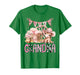 Rodeo Grandma Pink Cowgirl Coquette 1St Birthday Girl T-Shirt