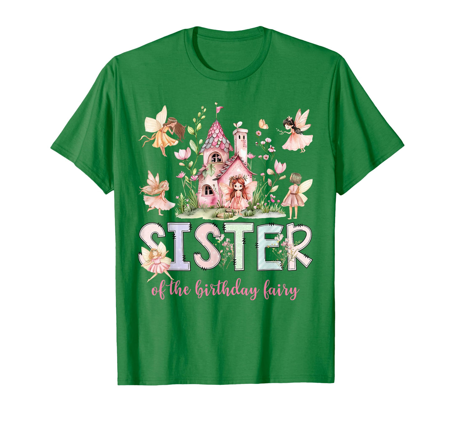 Sister of The Birthday Fairy Magical Girl Matching T-Shirt