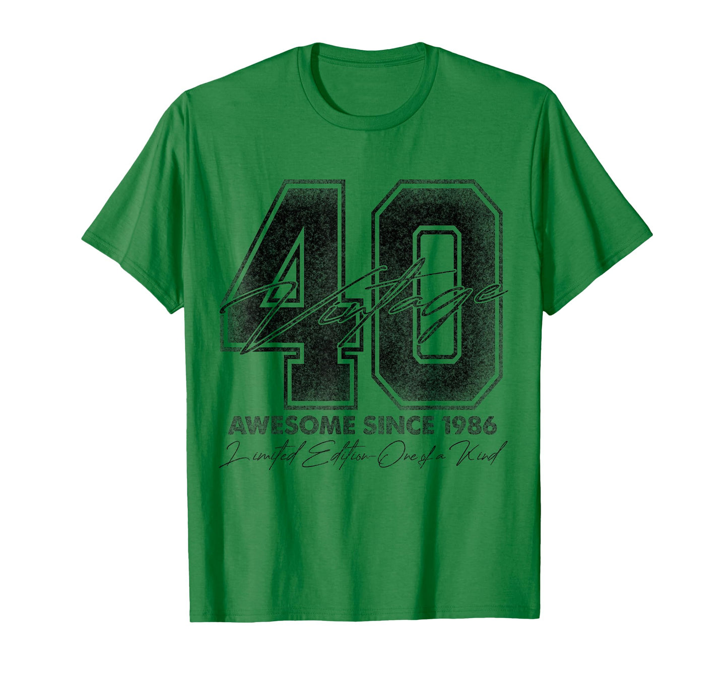40 Year Old Gifts Vintage 1986 Limited Edition 40th Birthday T-Shirt