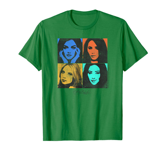 Pretty Little Liars Colorful Cast Pop Art TV Show T-Shirt