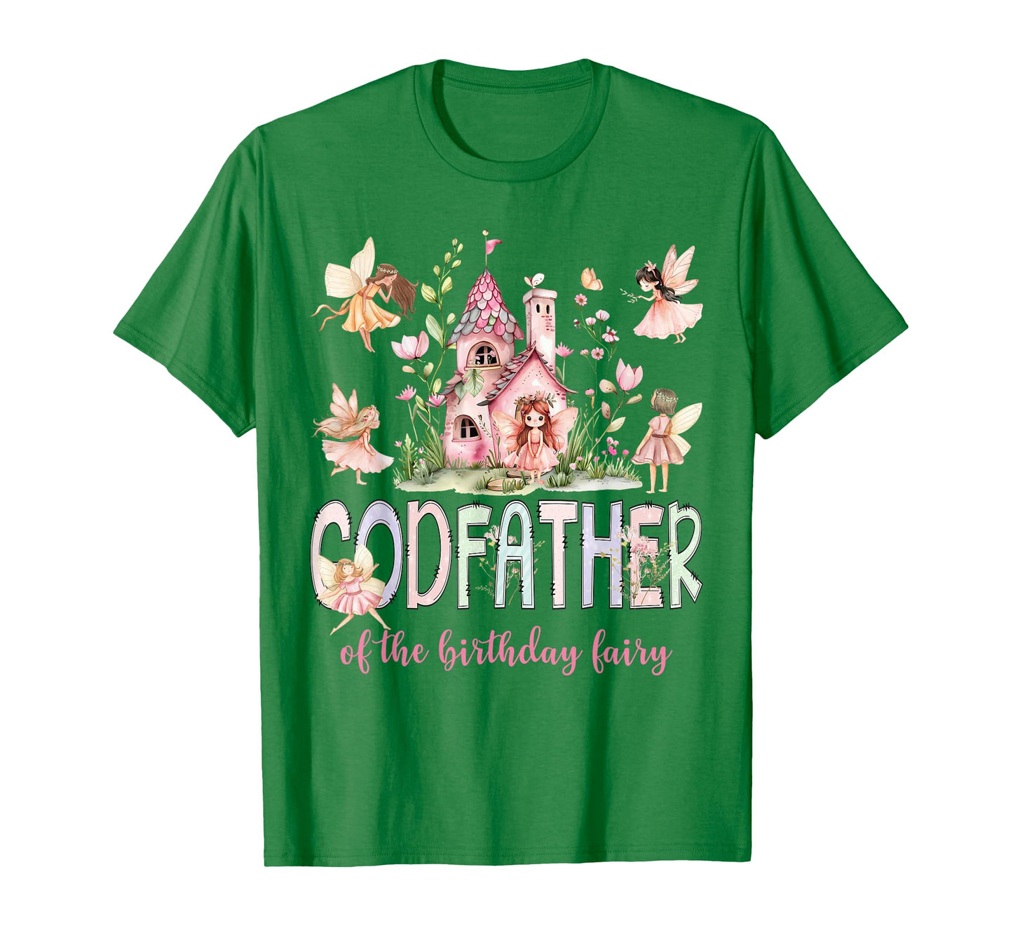 Godfather of The Birthday Fairy Magical Girl Matching T-Shirt