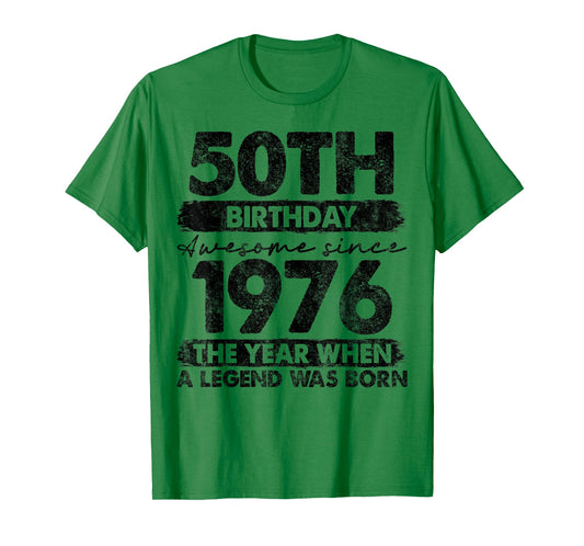 50 Year Old Gifts Vintage 1976 Limited Edition 50th Birthday T-Shirt