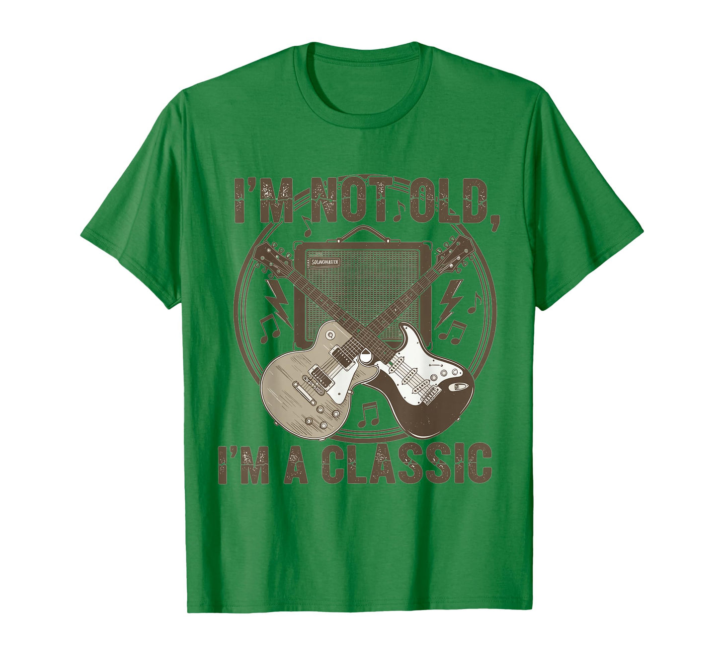 I’m Not Old I’m A Classic Funny Guitar Vintage Music T-Shirt