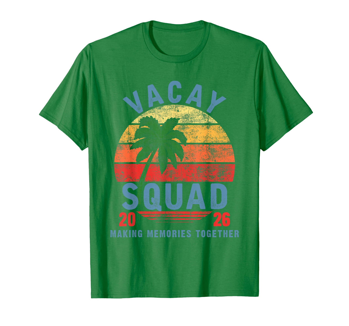 Vacay Squad 2026 Summer Vacation Family Friends Trip Palm T-Shirt