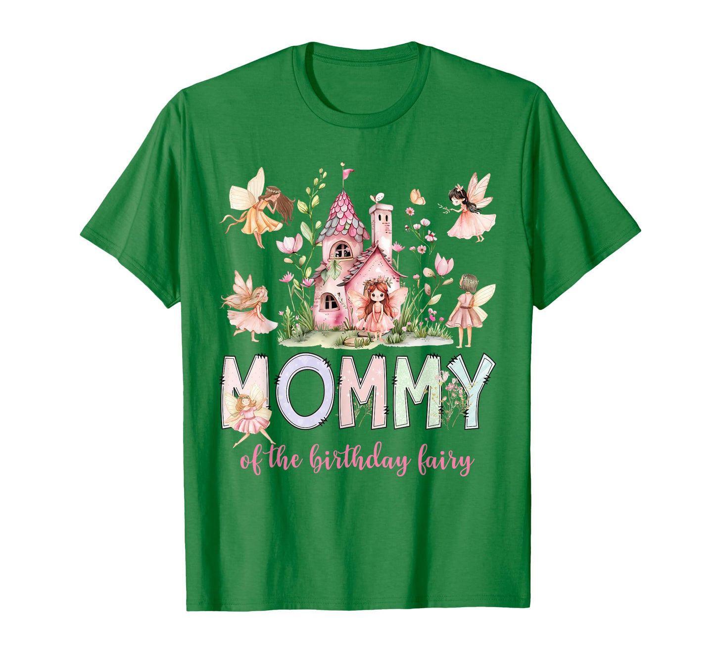 Mommy of The Birthday Fairy Magical Girl Matching T-Shirt
