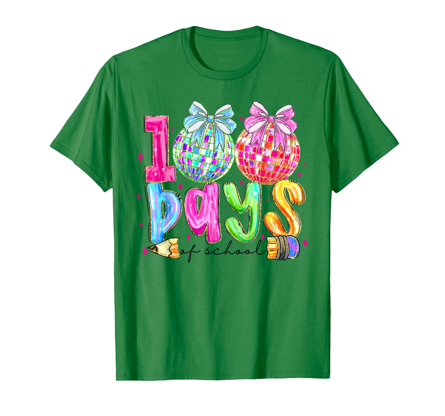 Funny 100 Days of School Teacher Student Kids 100th Day T-Shirt