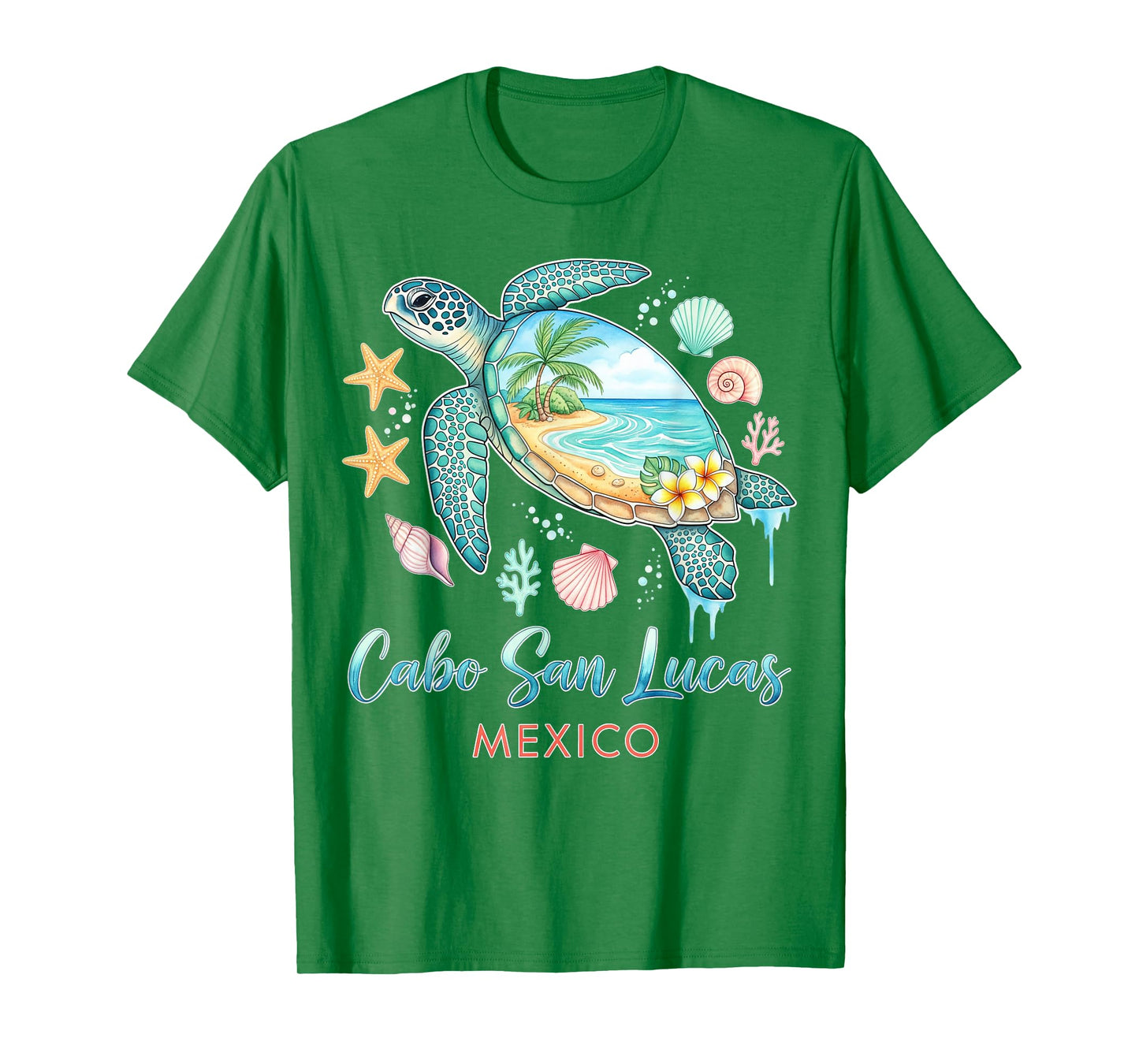 Cabo San Lucas Mexico Sea Turtle Beach Tropical Ocean Travel T-Shirt