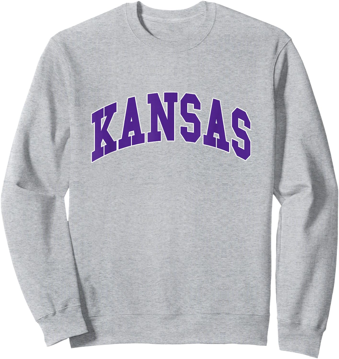 Kansas - Throwback Design - Classic Sweatshirt - Sweatshirt | Ash