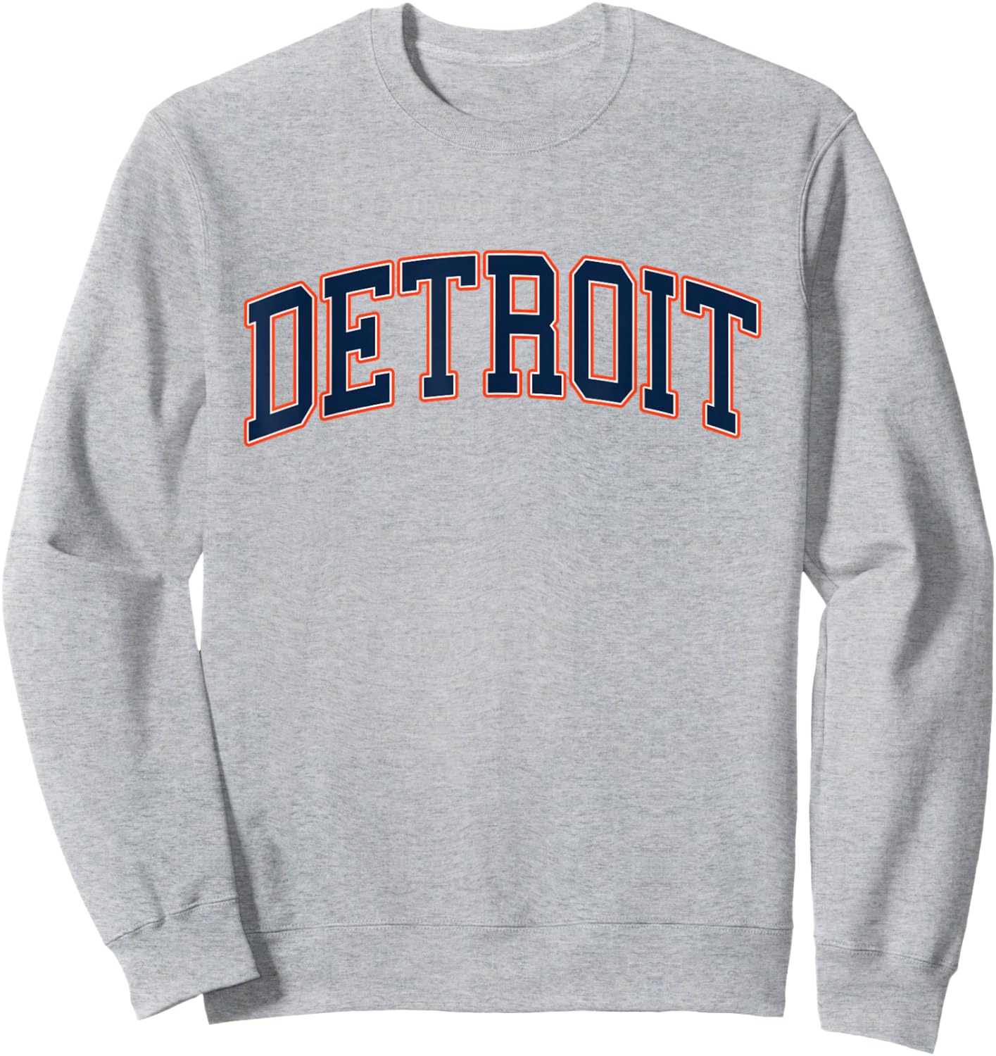 Detroit - Throwback Design - Classic Sweatshirt - Sweatshirt | Ash