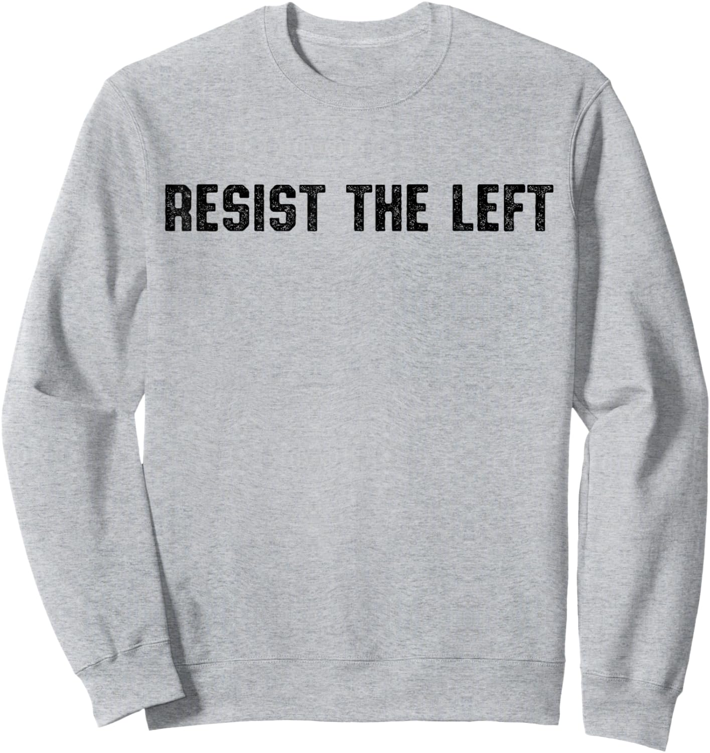 Simple Resist The Left Women Sweatshirt - Sweatshirt | Ash