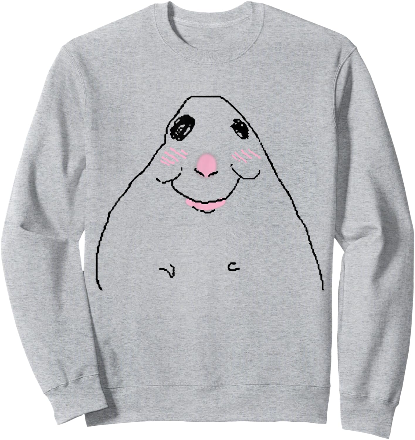 Hamster Meme Sweatshirt - Sweatshirt | Ash