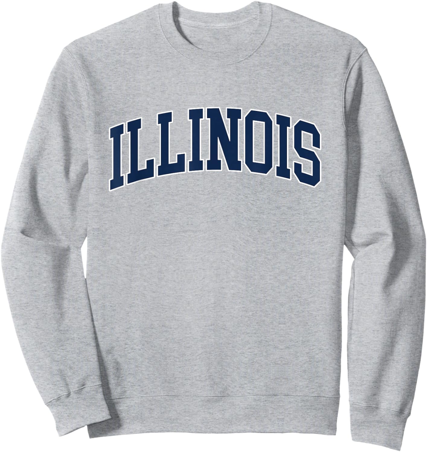 Illinois - Throwback Design - Classic Sweatshirt - Sweatshirt | Ash