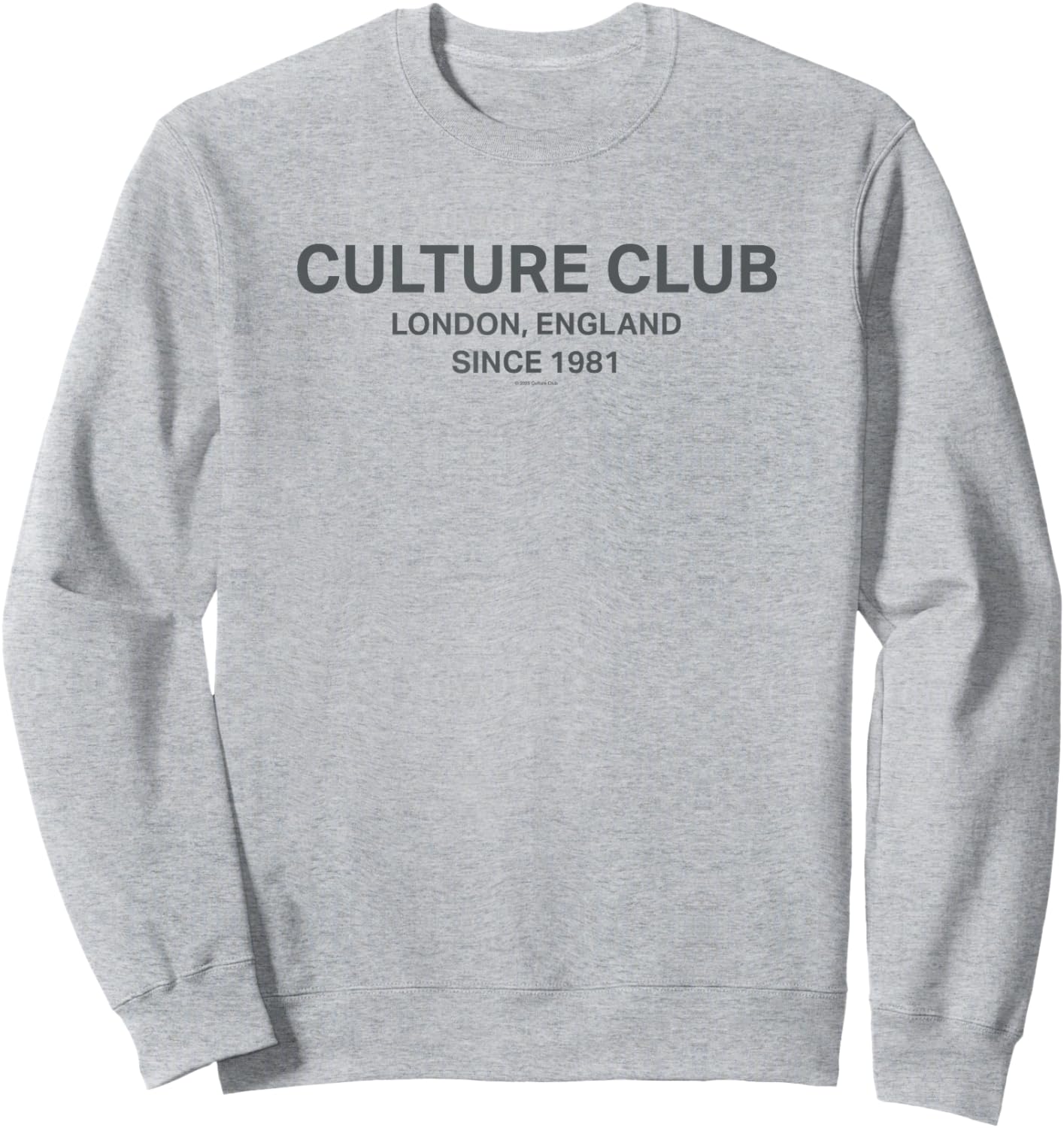 Culture Club Since 1981 White Sweatshirt - Sweatshirt | Ash
