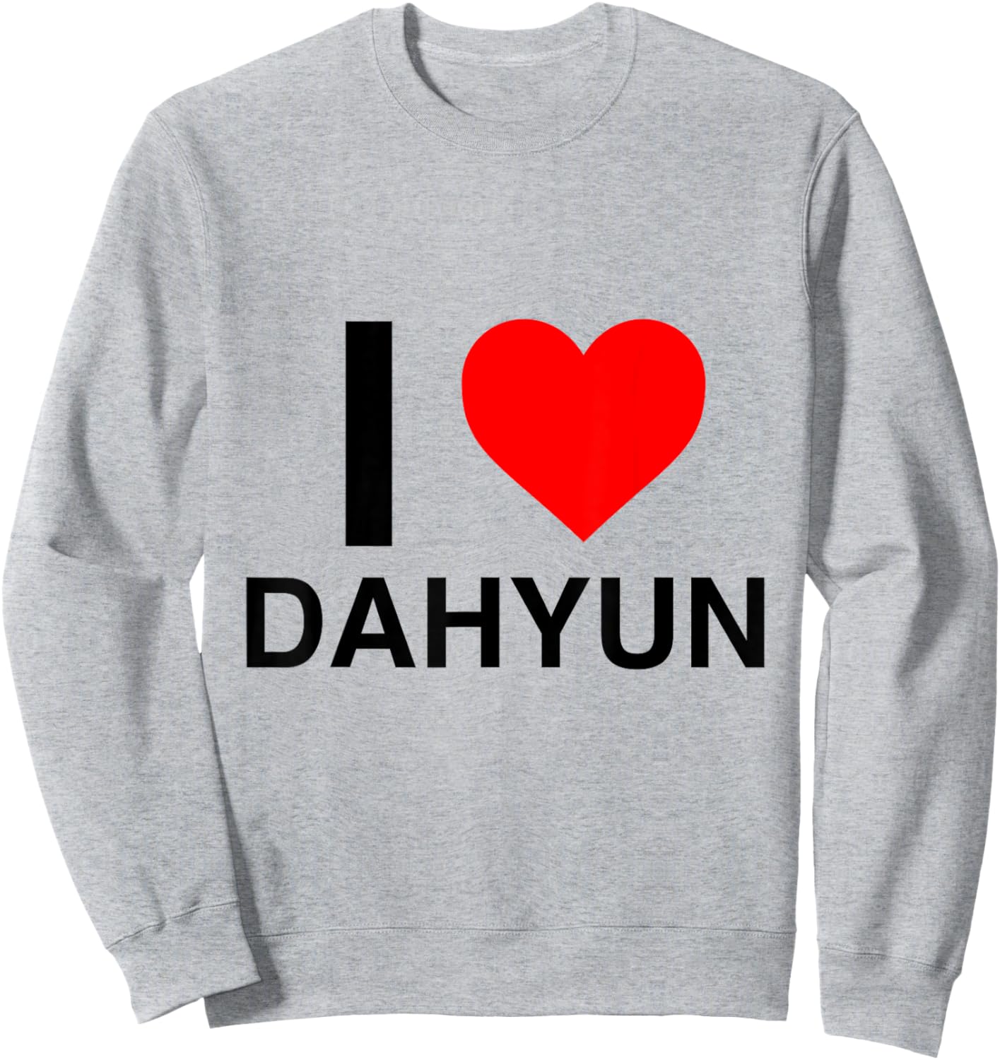 I Heart Dahyun Sweatshirt - Sweatshirt | Ash