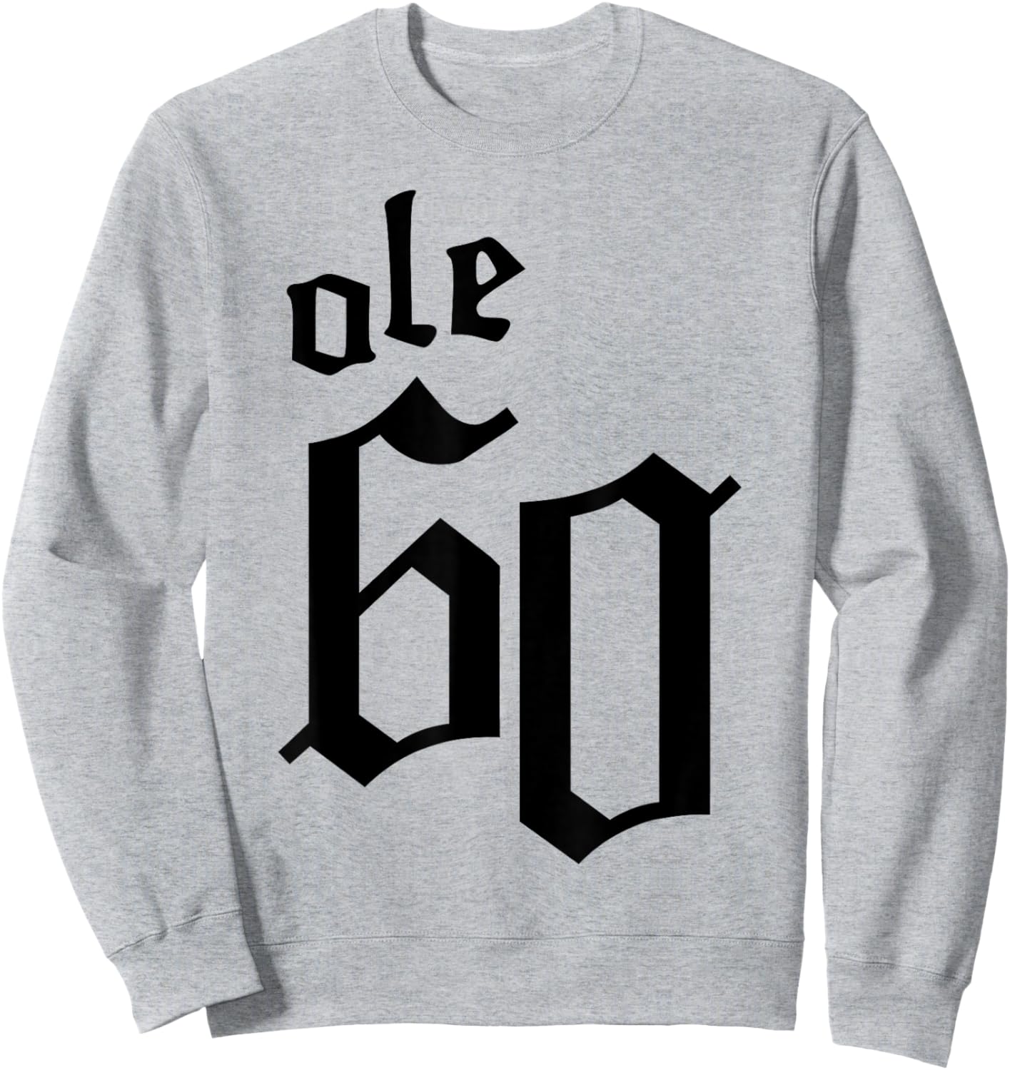 Ole 60 Old English Logo Sweatshirt - Sweatshirt | Ash