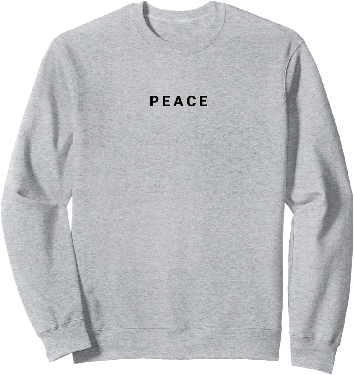 Peace Minimalist Sweatshirt - Sweatshirt | Ash