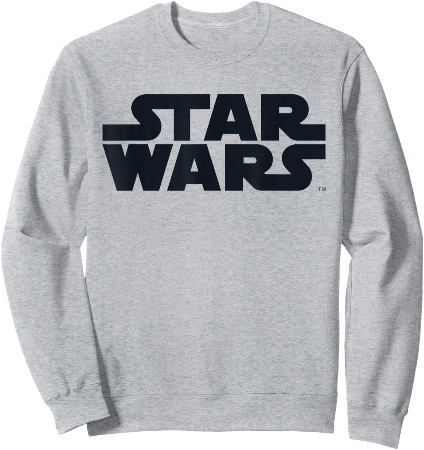 Star Wars A New Hope Logo Classic Black Minimalist Sweatshirt - Sweatshirt | Ash