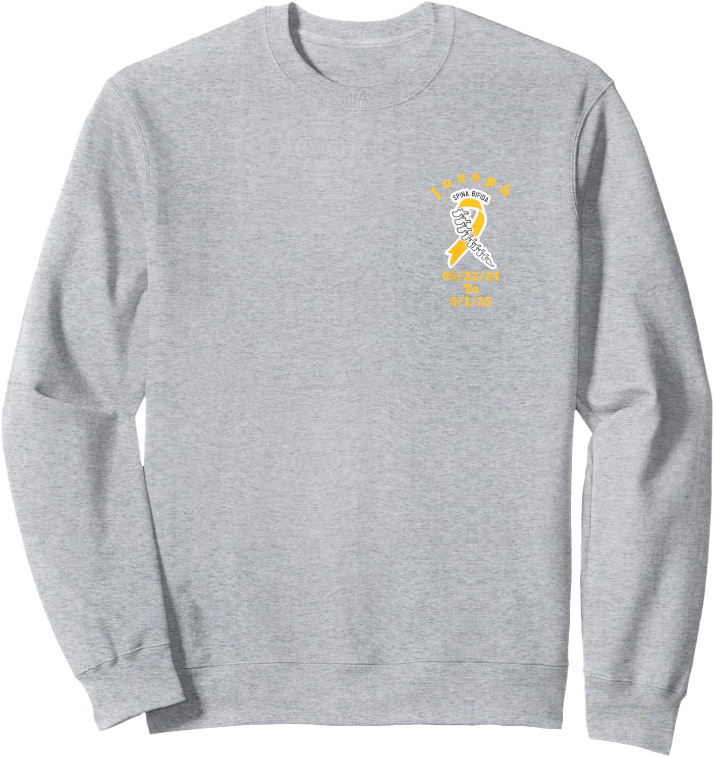 Spinal Bifida Awareness Sweatshirt - Sweatshirt | Ash