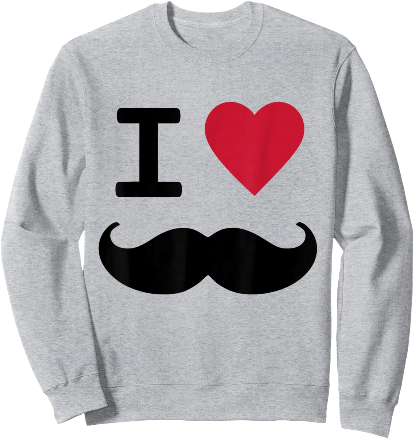2000s Mustache Sweatshirt - Sweatshirt | Ash