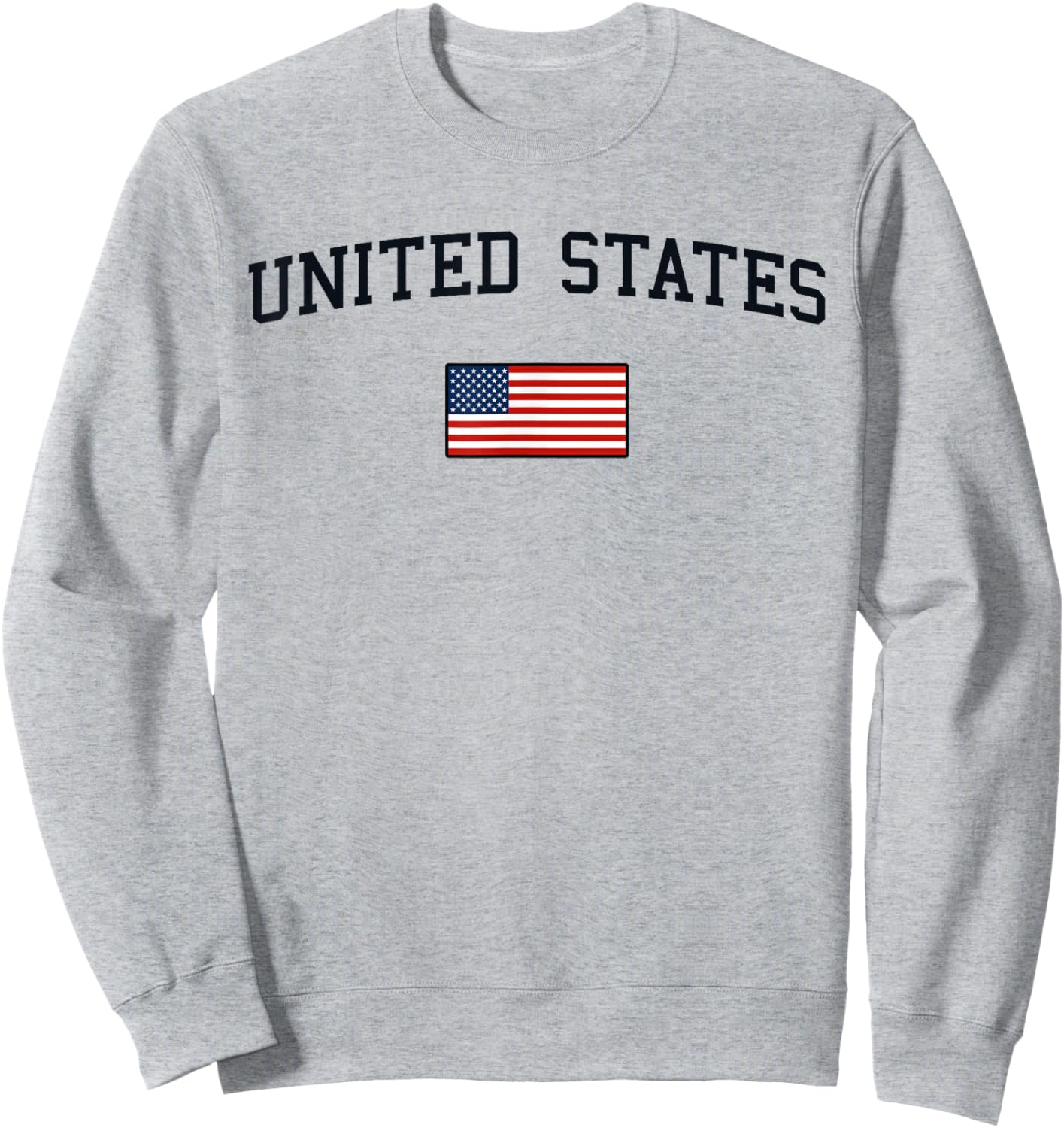 U.S. Flag Men Women Kids United States Sweatshirt - Sweatshirt | Ash