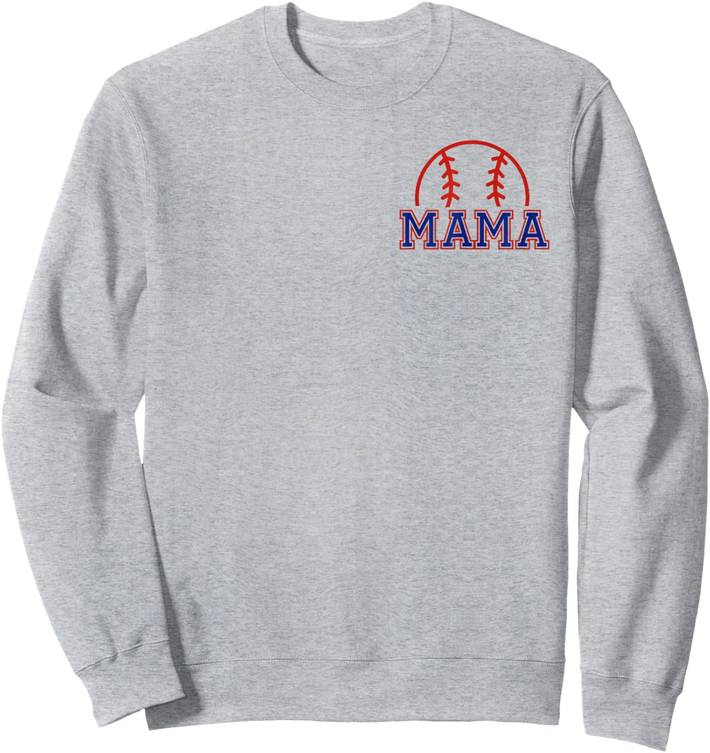 Mom of Rookie 1st Birthday Baseball Boy Family Matching Sweatshirt - Sweatshirt | Ash