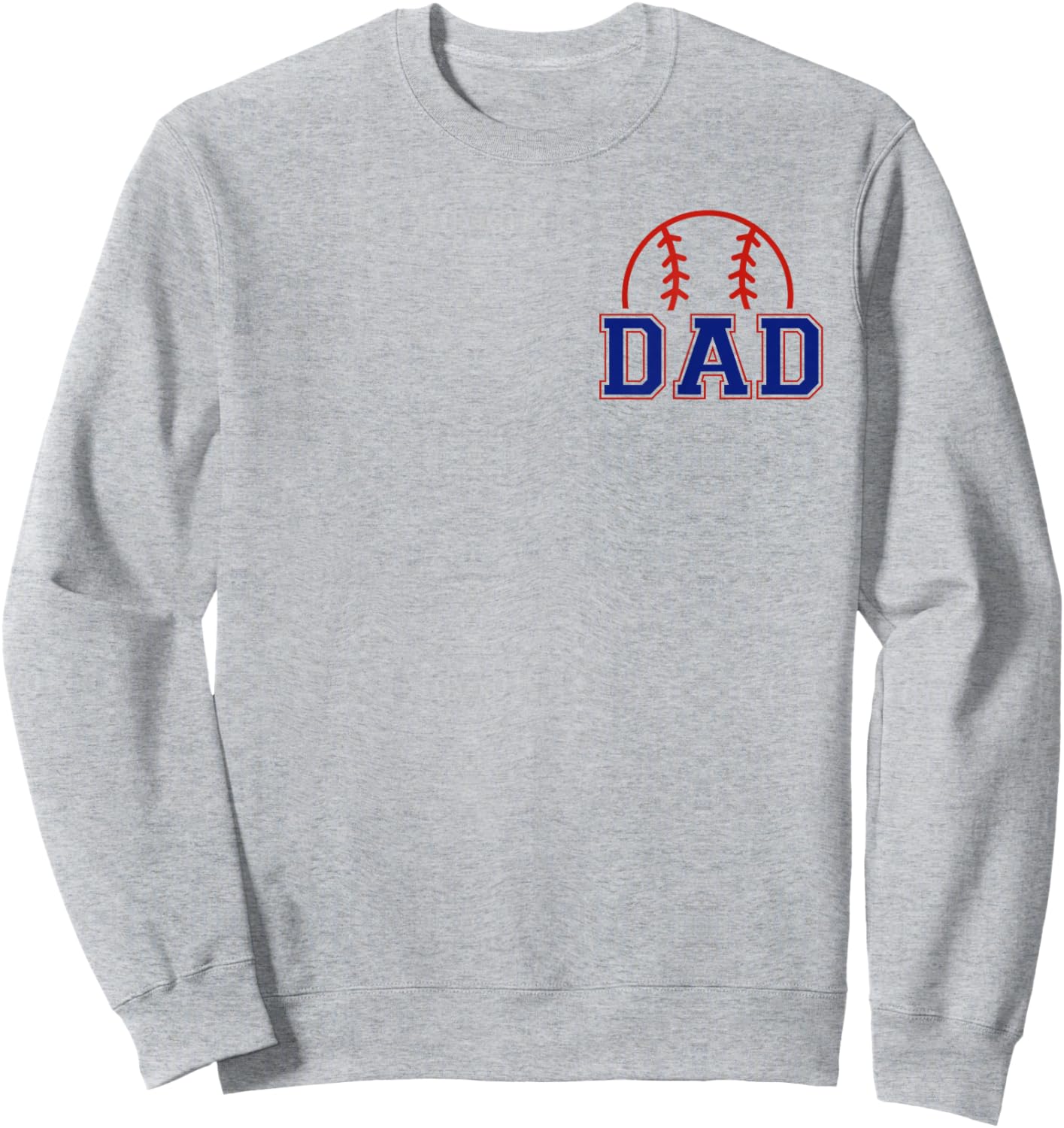 Dad of Rookie 1st Birthday Baseball Boy Family Matching Sweatshirt - Sweatshirt | Ash