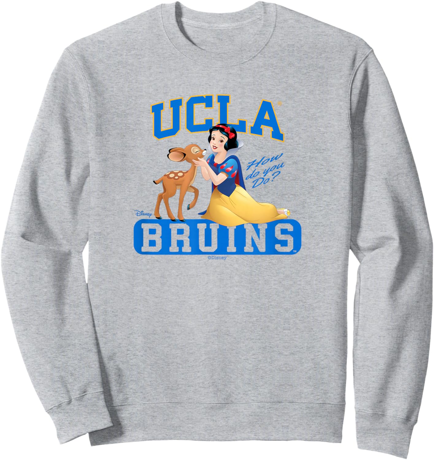 UCLA Bruins Snow White Gray Officially Licensed Sweatshirt - Sweatshirt | Ash