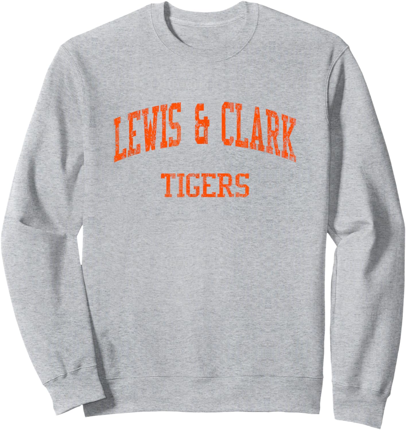 Lewis & Clark High School HS Spokane WA Vintage Sports Sweatshirt - Sweatshirt | Ash