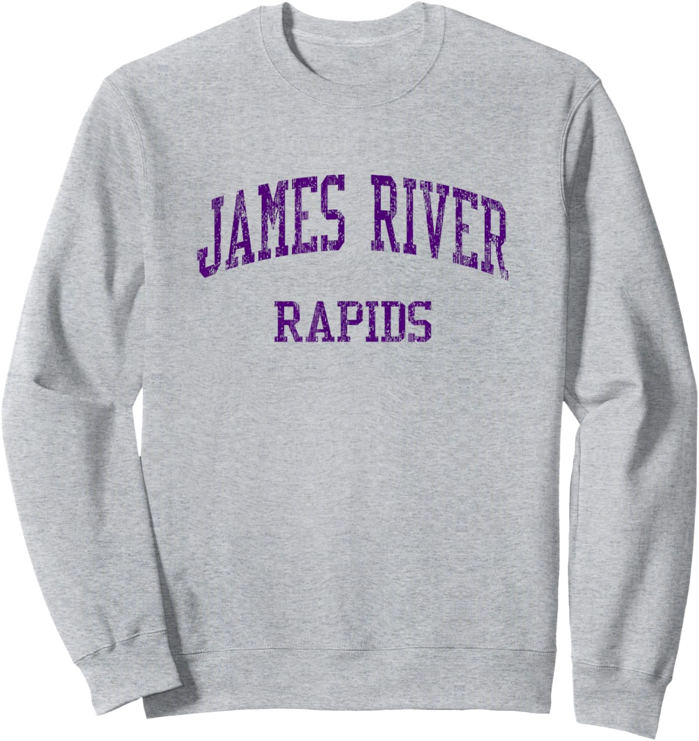 James River High School HS Midlothian VA Vintage Sports Sweatshirt - Sweatshirt | Ash