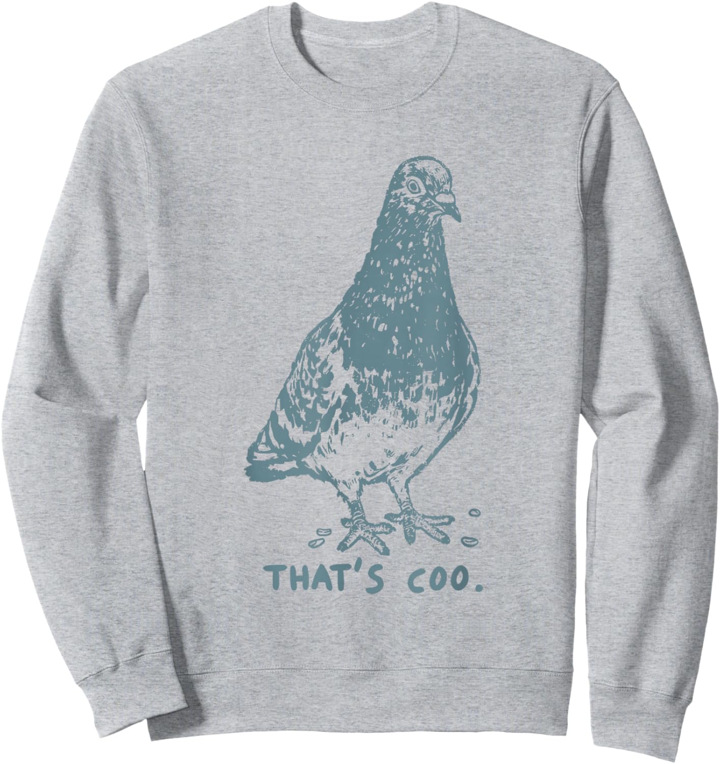 Vintage Pigeon Japanese Graphic That’s Coo Women Sweatshirt - Sweatshirt | Ash