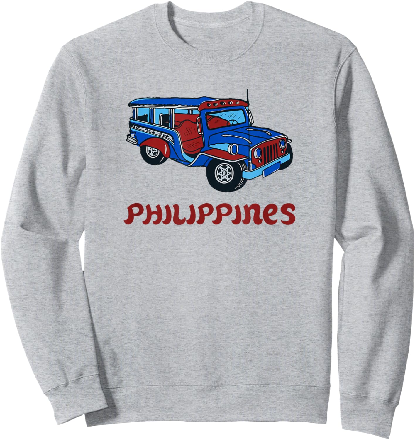 Philippines Souvenirs Retro 90s Graphic Sweatshirt - Sweatshirt | Ash