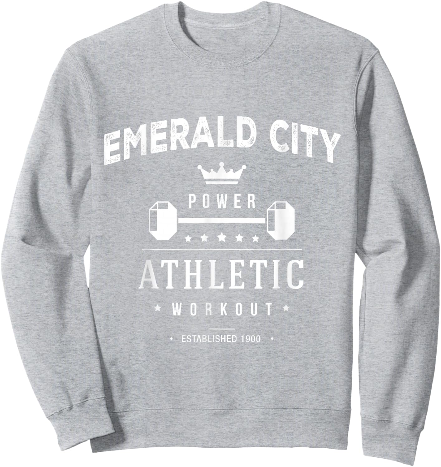 Wizard of Oz Emerald City Athletic Workout Costume Halloween Sweatshirt - Sweatshirt | Ash