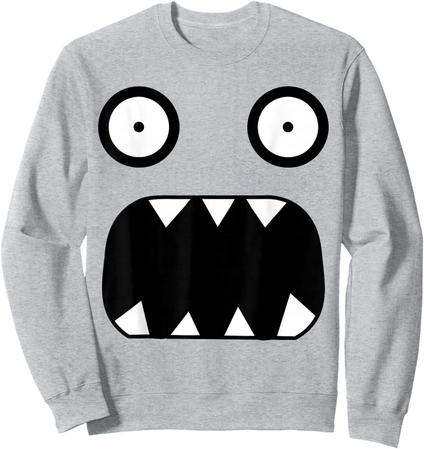 Creepy Carrots Face Funny Halloween Costume Kids and Adults Sweatshirt - Sweatshirt | Ash