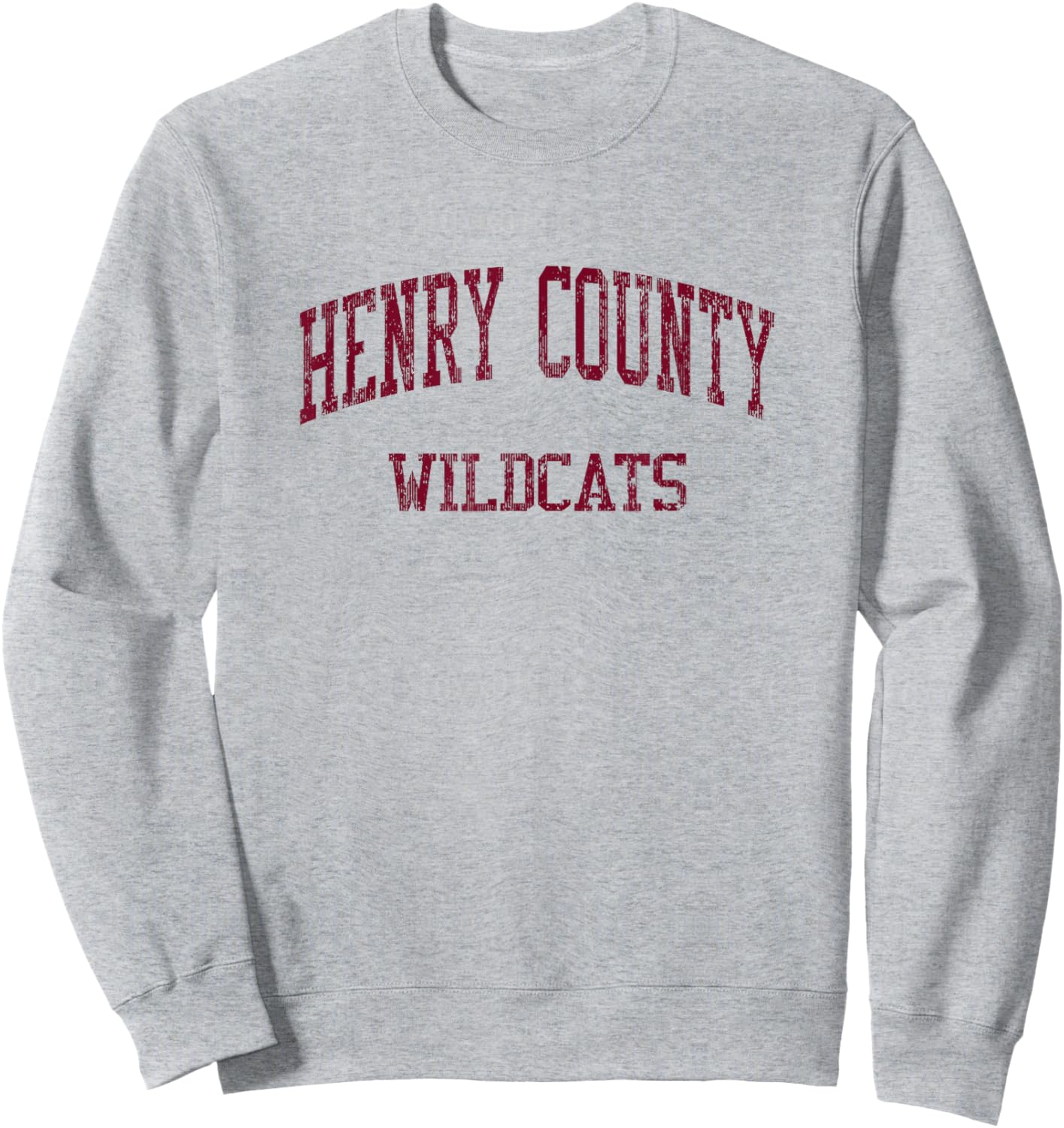 Henry County High School HS New Castle KY Vintage Sports Sweatshirt - Sweatshirt | Ash