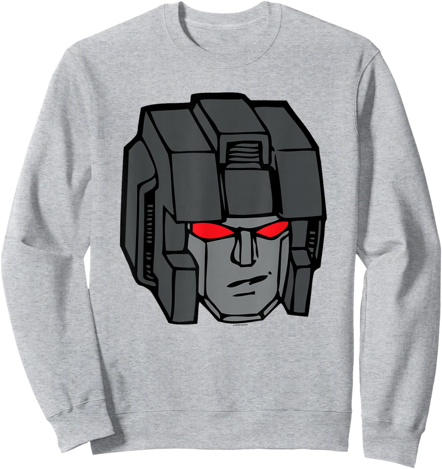 Transformers Starscream Head Sweatshirt - Sweatshirt | Ash