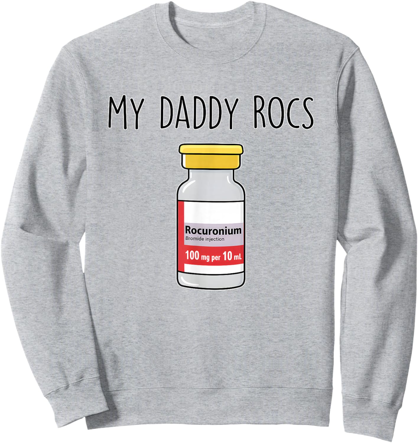 CRNA Critical Care Son Daughter Father's Day Toddler Kids Sweatshirt - Sweatshirt | Ash