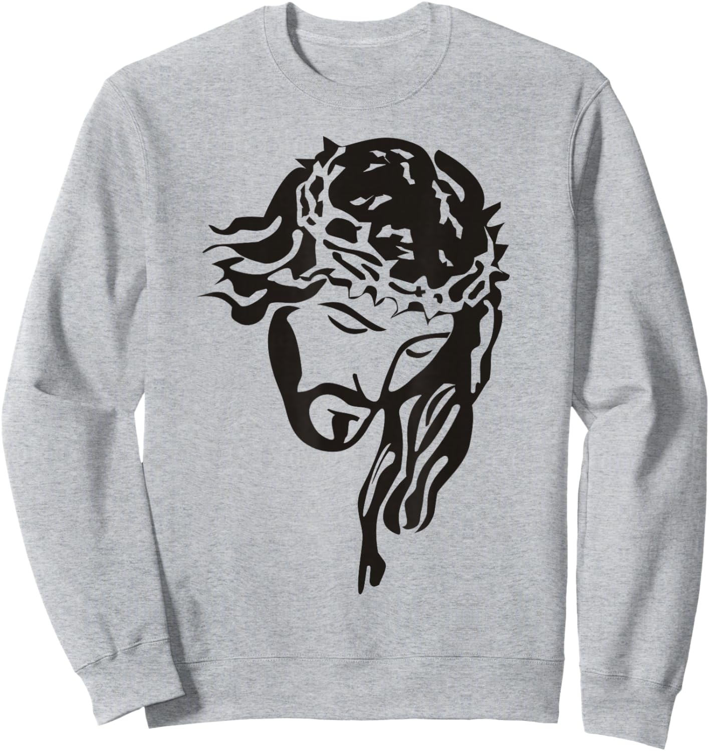 Bible Religion God Jesus Christ Sweatshirt - Sweatshirt | Ash
