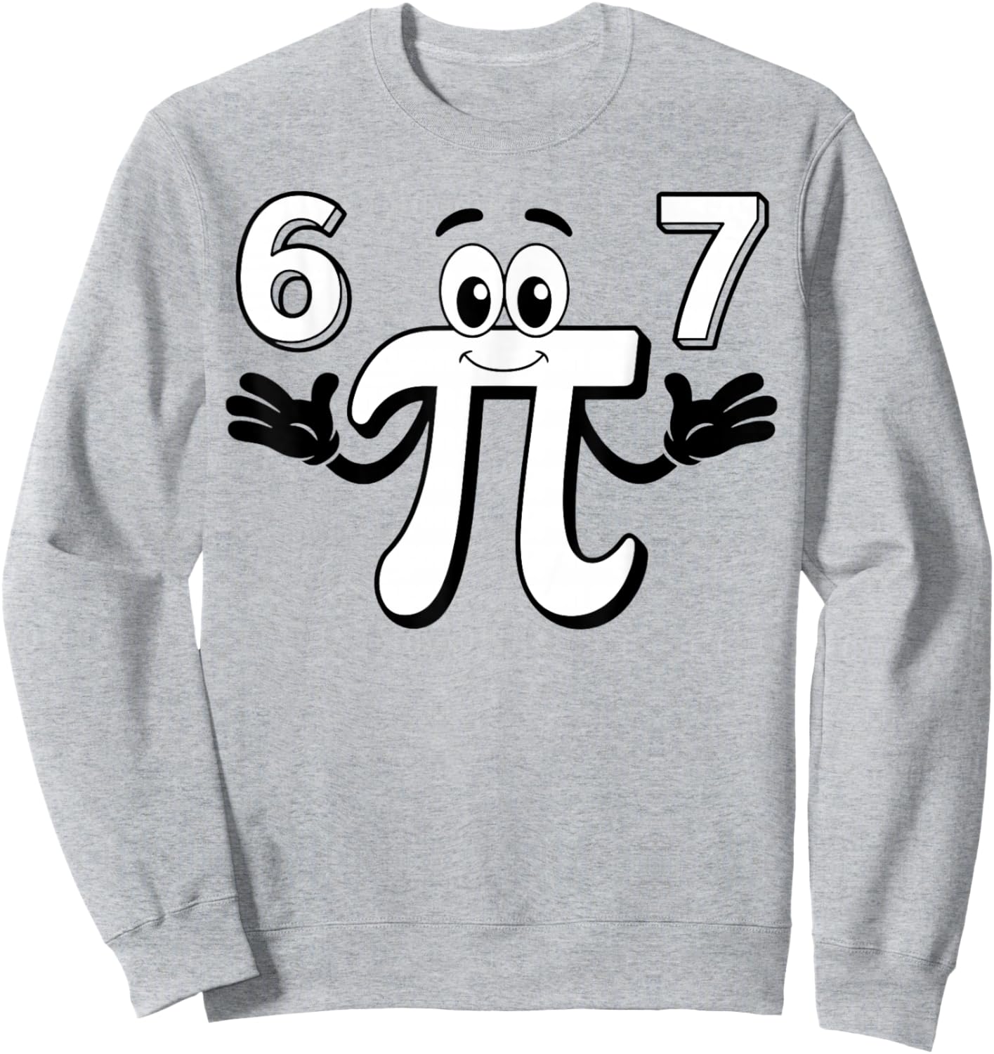 Funny 3.14 Pi Day Meme Math Design for Geeks and Students Sweatshirt - Sweatshirt | Ash