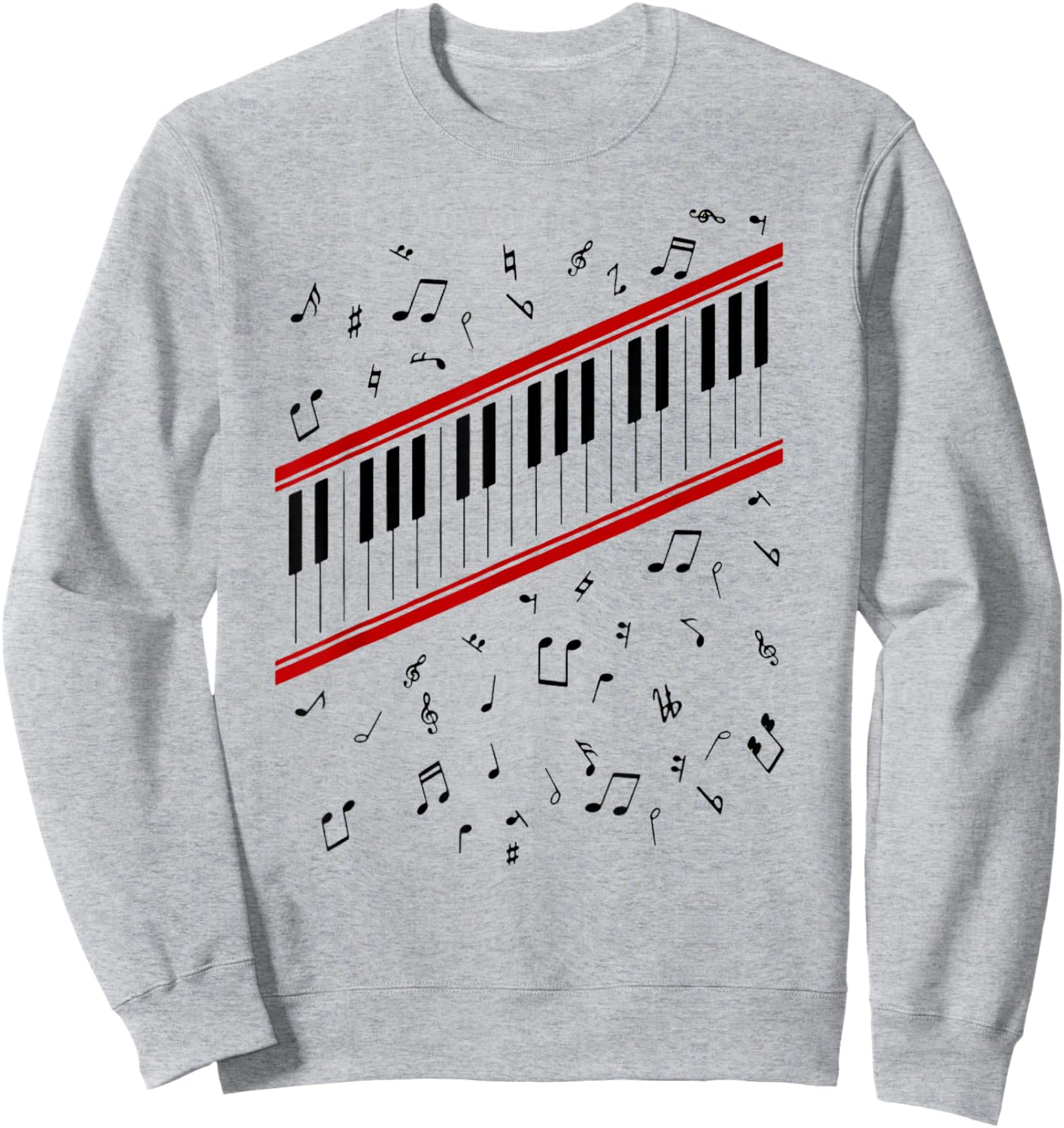 Piano Beat It Costume Sweatshirt - Sweatshirt | Ash