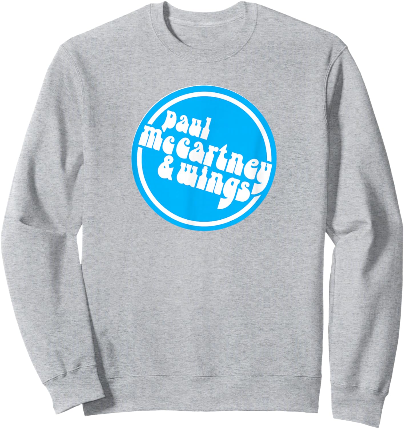 Official Paul McCartney & Wings Circle Logo Sweatshirt - Sweatshirt | Ash