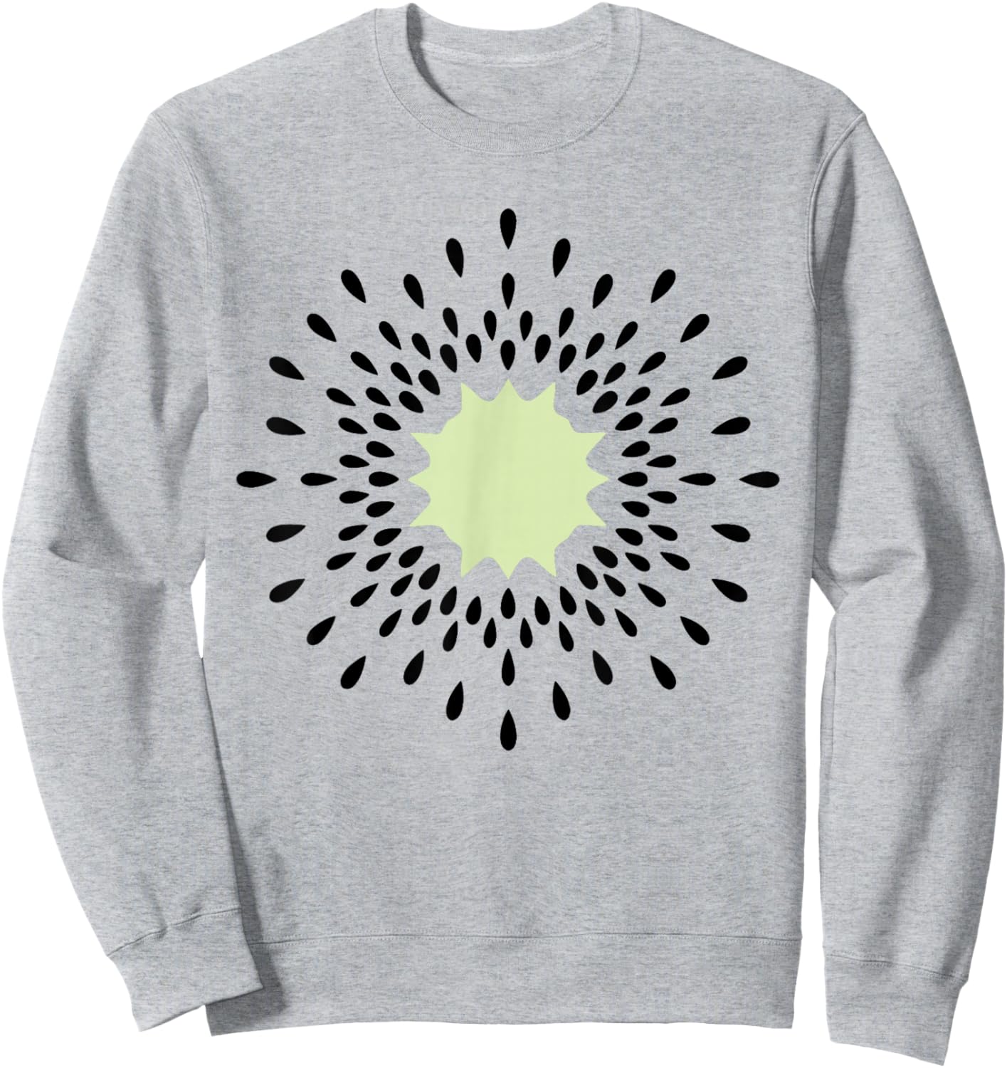 Kiwi Slice Costume Halloween Fruit Salad Lover Sweatshirt - Sweatshirt | Ash