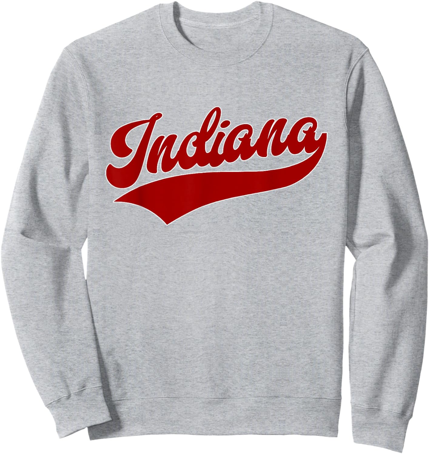 Indiana - Throwback Design - Classic Sweatshirt - Sweatshirt | Ash