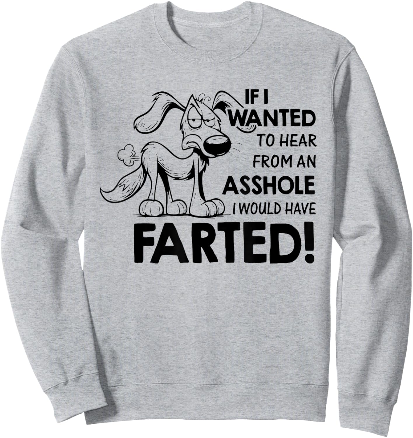 If I Wanted to Hear from an Asshole I Would Have Farted Sweatshirt - Sweatshirt | Ash