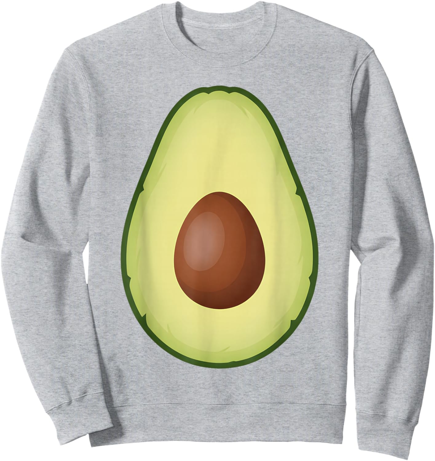 Avocado Costume Halloween Fruit Salad Lover Sweatshirt - Sweatshirt | Ash
