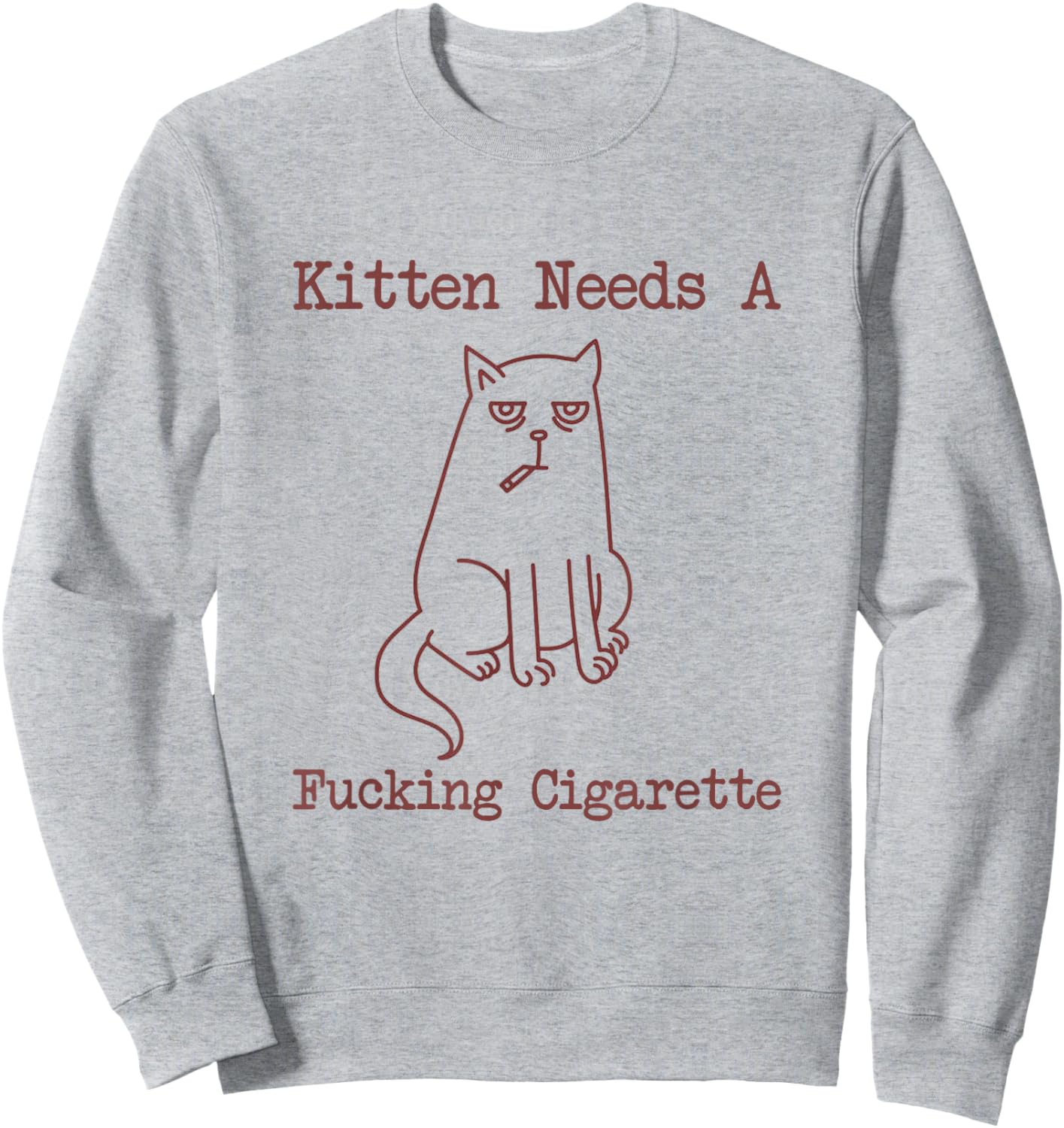 Meme Sweatshirt - Sweatshirt | Ash